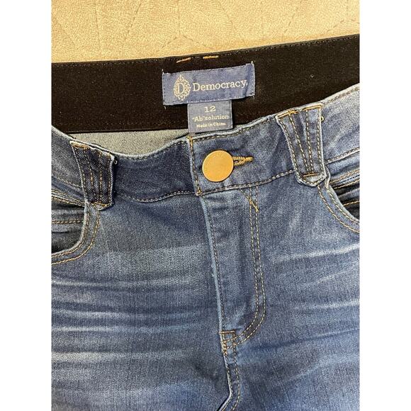 Democracy Jeans, Women's, Size 12, Blue, "Ab"solution, Stretch, Mid-Rise, Skinny - Picture 3 of 5